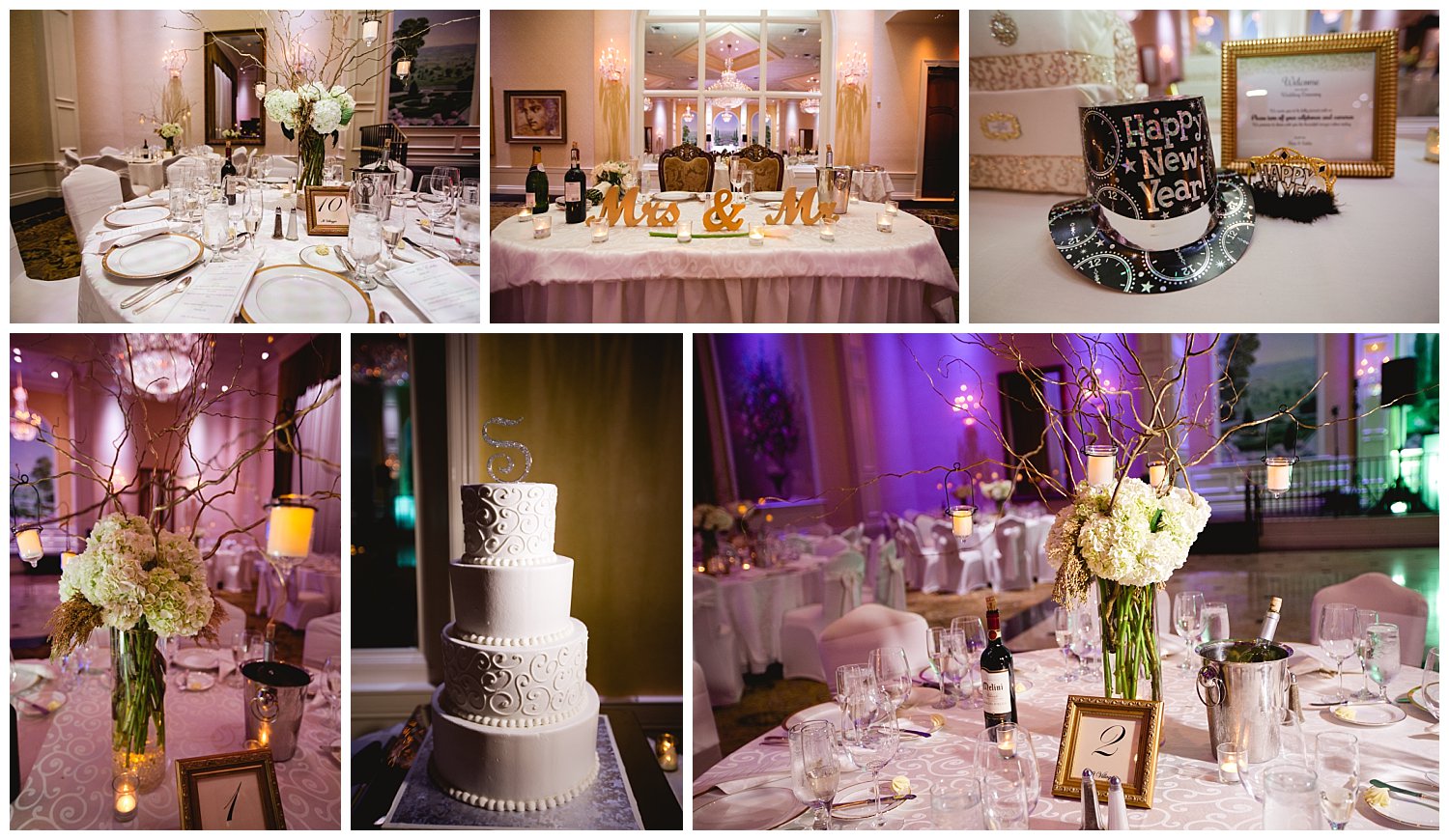 Nina And Ed New Year S Eve Wedding Il Villaggio Carlstadt Venue Il Villaggio Dress Maggie Sottero At Kleinfeld Bridal Shoes Badgley Mischka Hair Makeup Salon Coco Latte Men S Suits Groomsmen Vera