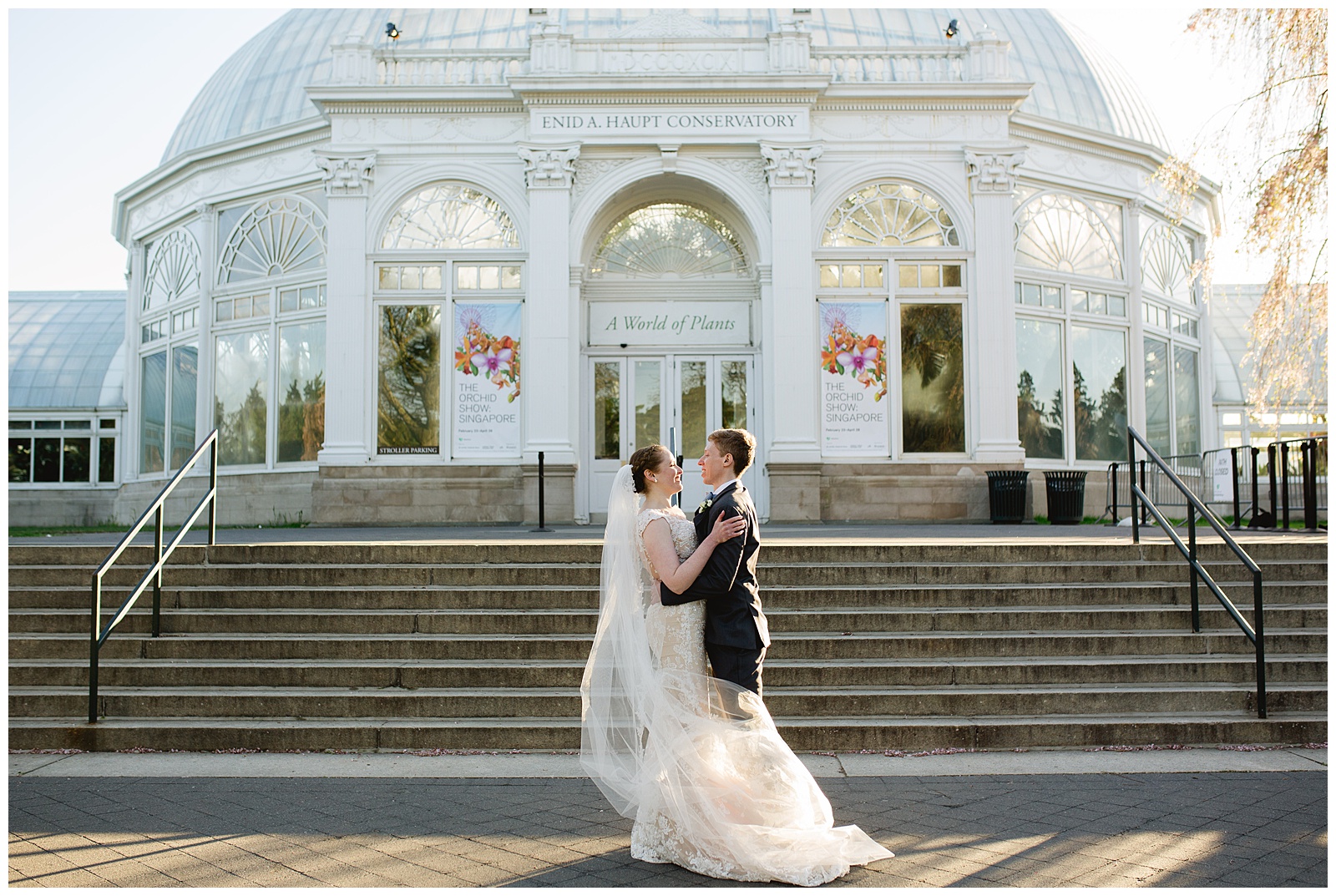 Ariana And James Wedding New York Botanical Garden Bronx New