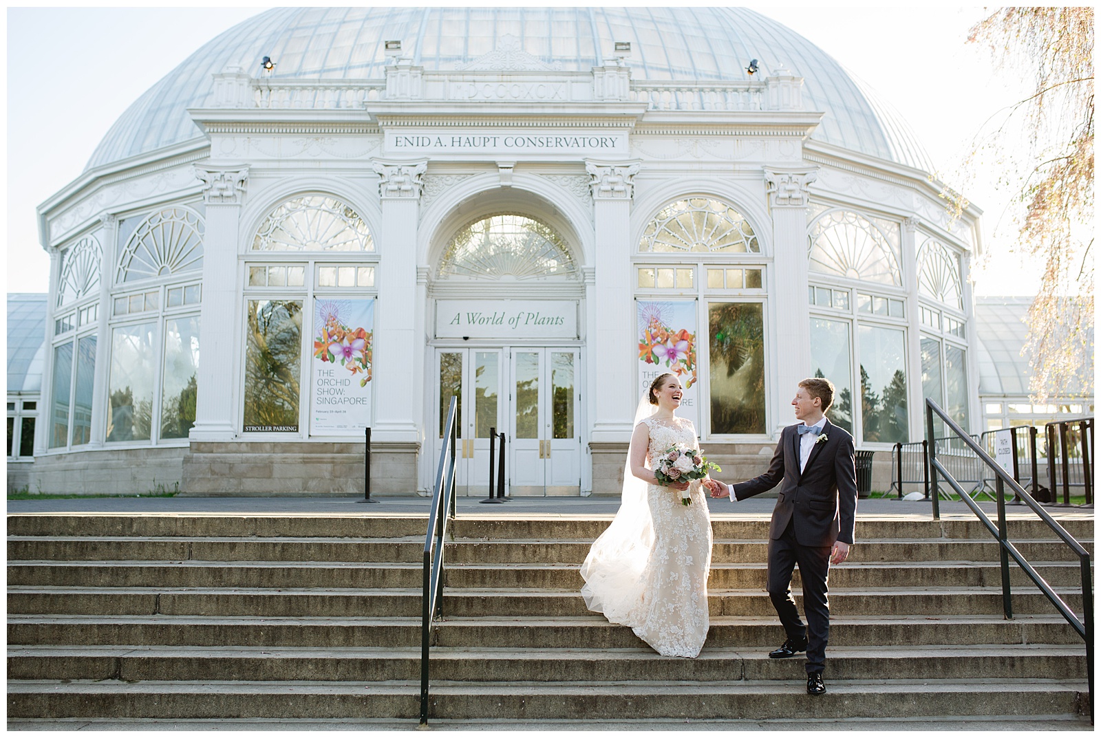 Ariana And James Wedding New York Botanical Garden Bronx New